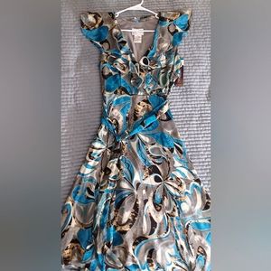 Karin Steven's (10) Dress w/tie belt - New with Tags